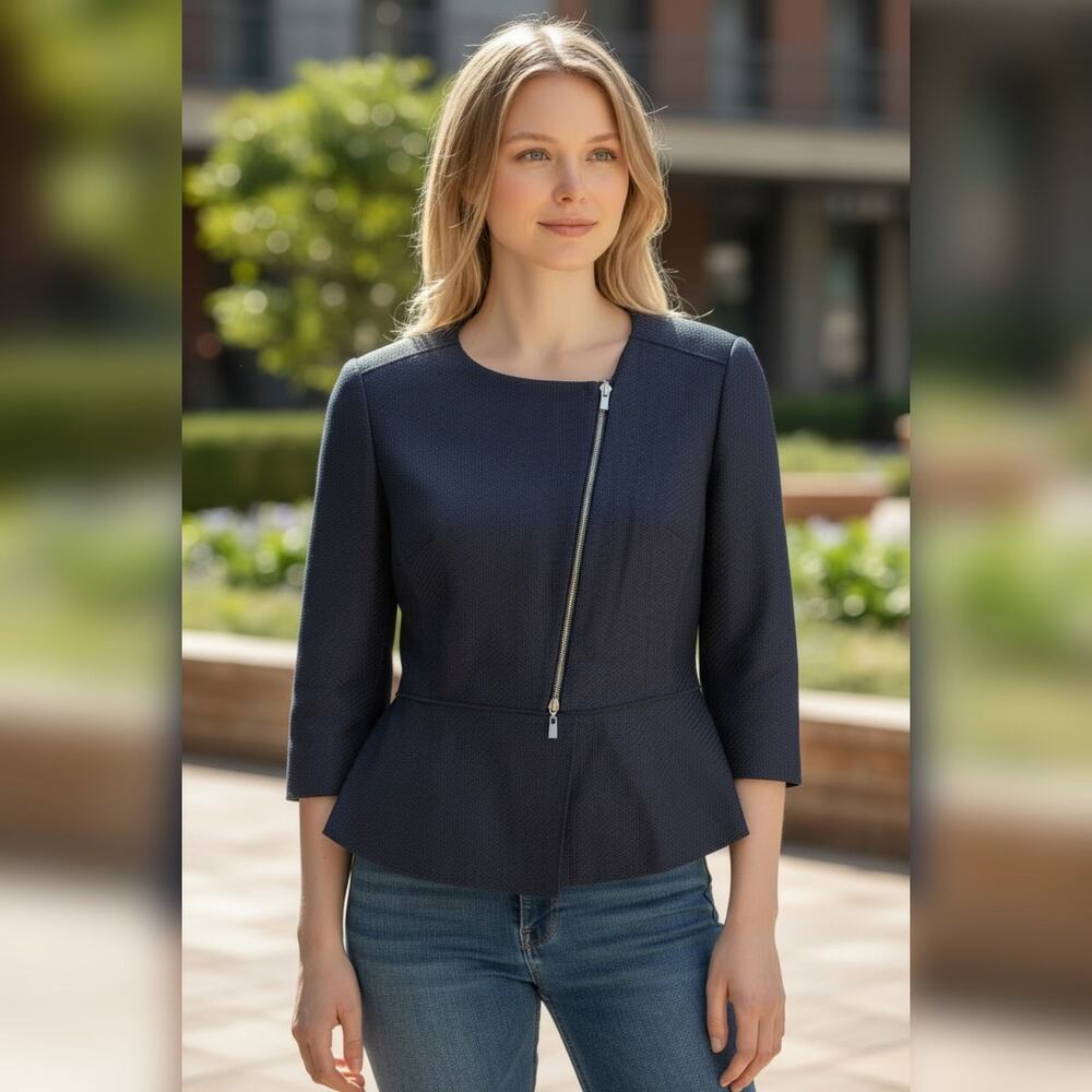 Worth New York $440 size 10 peplum blazer